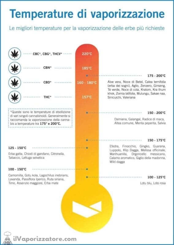 La importancia de la temperatura al vaporizar cannabis