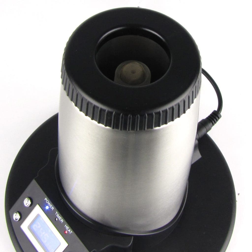V tower vaporizer voor op tafel